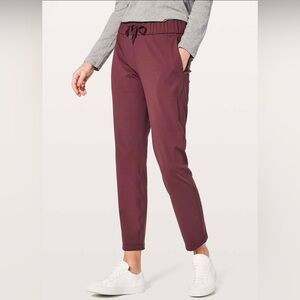 lululemon athletica On The Fly Red Casual Pants Size 10
